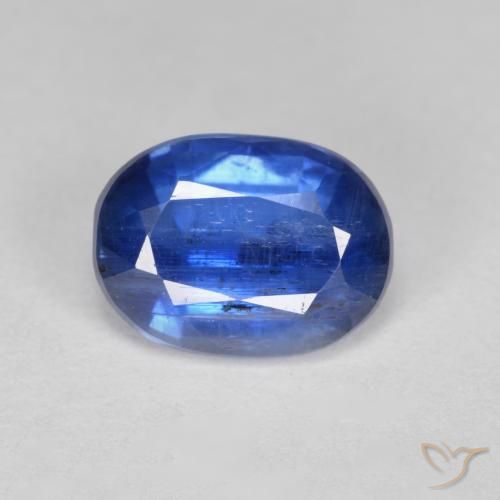 2.78ct Natural Deep Blue Kyanite, Oval, SI