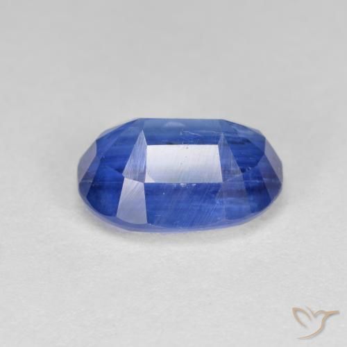 Kyanite Gemstone in 9.5 x 7.1 mm Size for Sale, Kyanite Stone in Deep Blue Color