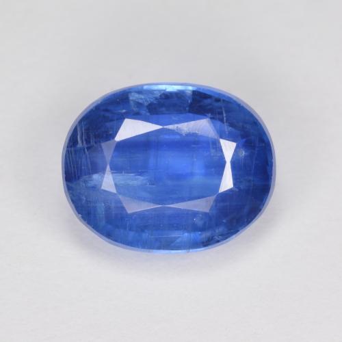 tiefblau Kyanit Edelstein - 4ct Oval facettiert (ID: 574649)