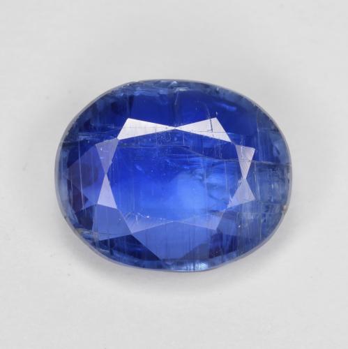 Темно-синий Кианит Камень - 4ct Фасетный Овал (ID: 574650)