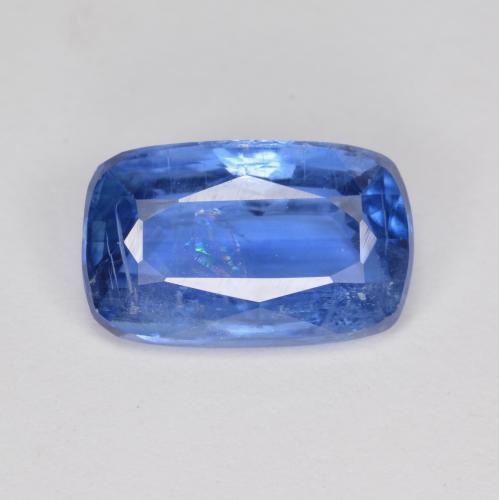 3.10 ct Blue Kyanite Gemstone, Kyanite Gem in Cushion-Cut Shape for Sale.
