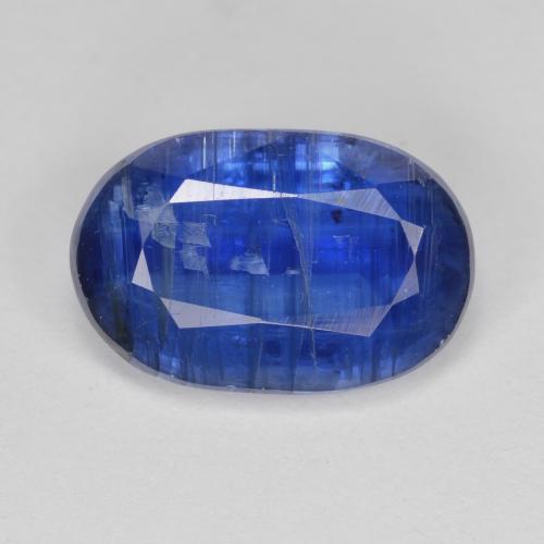 Cianita Azul Ovalada de 12,1 x 7,9mm de Nepal, peso de 4.3 ct, piedra preciosa natural No tratado en si Clarity, Cianita Forma ovalada de 1 pieza - Color: Azul oscuro, dureza Mohs de 6 - 7, Photo A