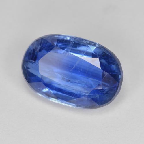 3.98 ct Blue Kyanite Stone, Natural Kyanite in Oval Facet Shape for Sale