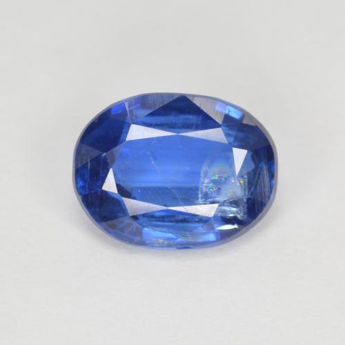Deep Blue Kyanite Gem - 2.2ct Oval Facet (ID: 574772)
