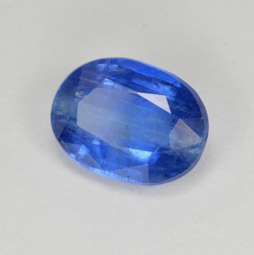 3.32 ct Blue Kyanite Stone, Natural Kyanite in Oval Facet Shape for Sale