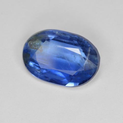 4.31 ct Blue Kyanite Stone, Natural Kyanite in Oval Facet Shape for Sale