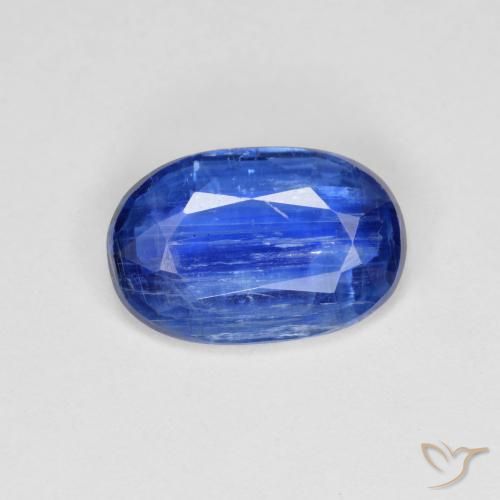 2.31 ct Blue Kyanite, 10.7 x 7 mm Oval Cut From Nepal, Photo A