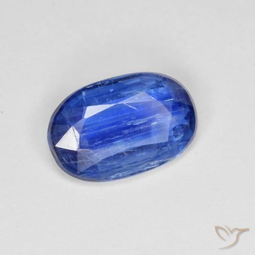 2.31 ct Blue Kyanite Stone, Natural Kyanite in Oval Facet Shape for Sale