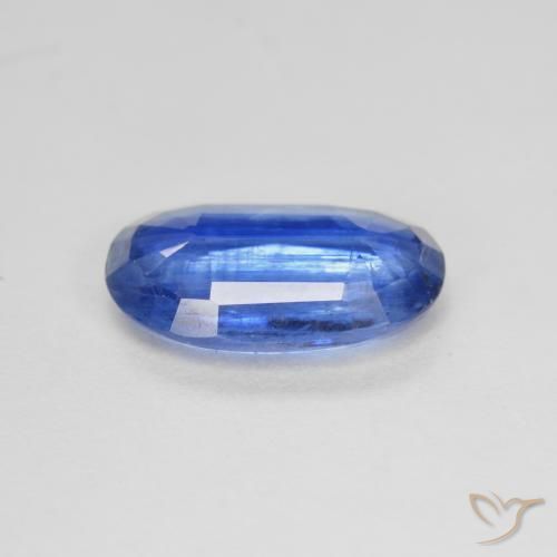 Kyanite Gemstone in 10.7 x 7 mm Size for Sale, Kyanite Stone in Navy Blue Color