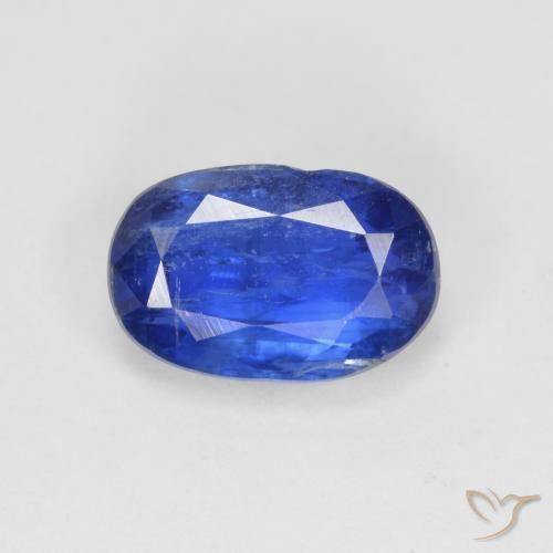 2.25 ct Blue Kyanite, 9.4 x 6.2 mm Oval Cut From Nepal, Photo A