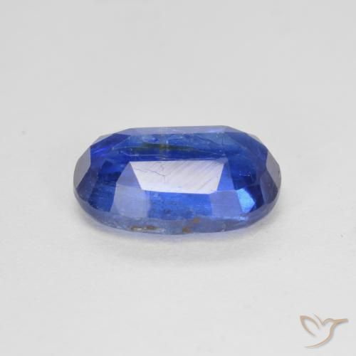 Kyanite Gemstone in 9.4 x 6.2 mm Size for Sale, Kyanite Stone in Navy Blue Color
