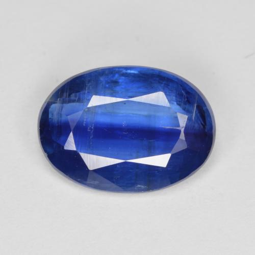 Navy Blue Кианит Камень - 2.9ct Фасетный Овал (ID: 574778)