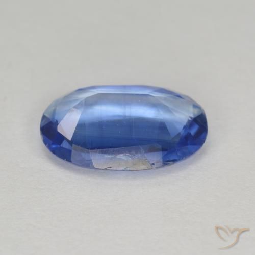 Kyanite Gemstone in 11.5 x 8.1 mm Size for Sale, Kyanite Stone in Deep Blue Color