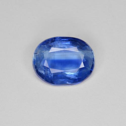 Deep Blue Kyanite Gem - 2.9ct Oval Facet (ID: 574870)