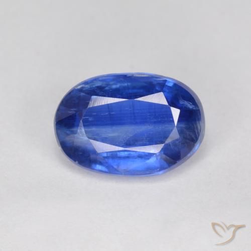 9,2 x 6,3mm Cianite blu taglio ovale dal Nepal, peso di 2,21 ct, pietra preziosa naturale non trattati in purezza SI, 1 pezzo Cianite Ovale sfaccettato - Colore: Blu scuro, durezza Mohs di 6 - 7 , Photo A