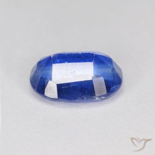 Kyanite Gemstone in 9.2 x 6.3 mm Size for Sale, Kyanite Stone in Navy Blue Color