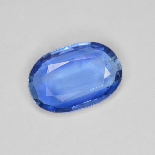 3.04 ct Blue Kyanite Stone, Natural Kyanite in Oval Facet Shape for Sale