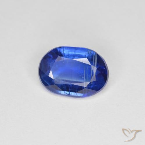 2.82 ct Blue Kyanite Stone, Natural Kyanite in Oval Facet Shape for Sale