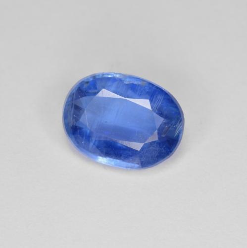 3.12 ct Blue Kyanite Stone, Natural Kyanite in Oval Facet Shape for Sale
