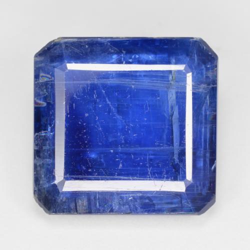 10.42 ct Blue Kyanite Gemstone, Kyanite Gem in Octagon Step Cut Shape for Sale.