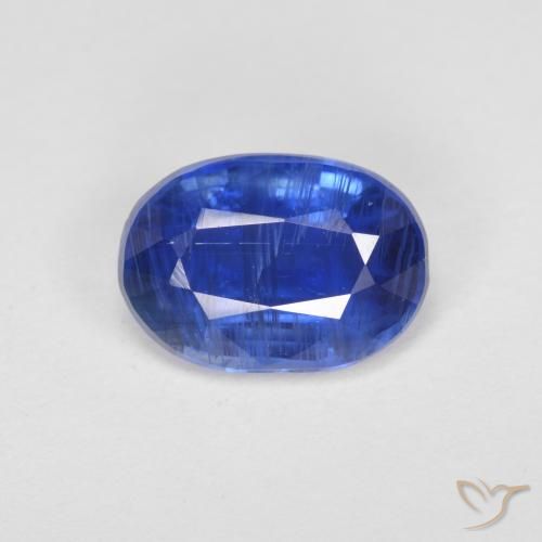 3.06 ct Blue Kyanite, 10.3 x 7.3 mm Oval Cut From Nepal, Photo A