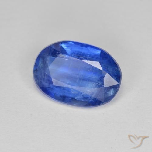 2.72 ct Blue Kyanite Stone, Natural Kyanite in Oval Facet Shape for Sale