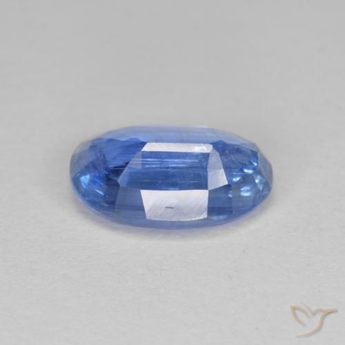 Kyanite Gemstone in 10 x 7 mm (calibrated) Size for Sale, Kyanite Stone in Dark Blue Color