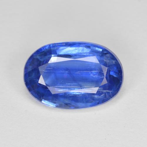 Темно-синий Кианит Камень - 3.8ct Фасетный Овал (ID: 574896)