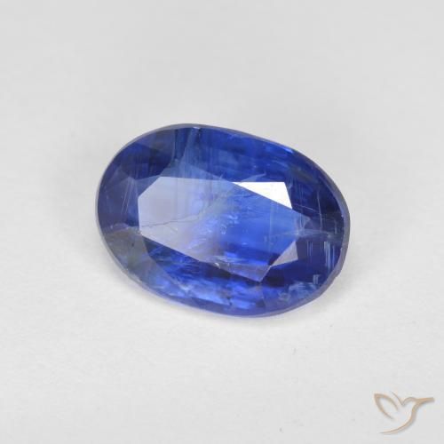 2.44 ct Blue Kyanite Stone, Natural Kyanite in Oval Facet Shape for Sale