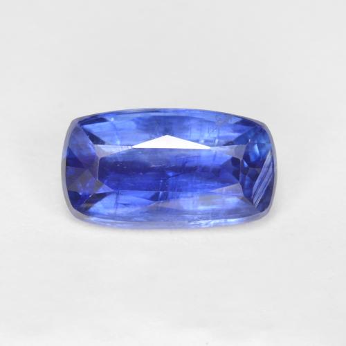 10,7 x 6mm Cianite blu taglio cuscino dal Nepal, peso di 2,68 ct, pietra preziosa naturale non trattati in purezza SI, 1 pezzo Cianite Taglio a cuscino - Colore: Blu intenso, durezza Mohs di 6 - 7 , Photo A