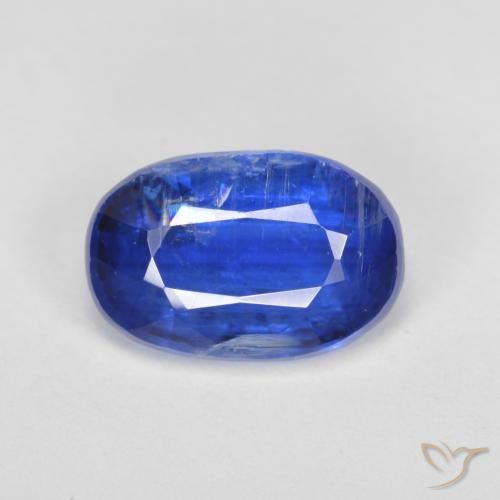 3.58 ct Blue Kyanite, 10.8 x 7.1 mm Oval Cut From Nepal, Photo A