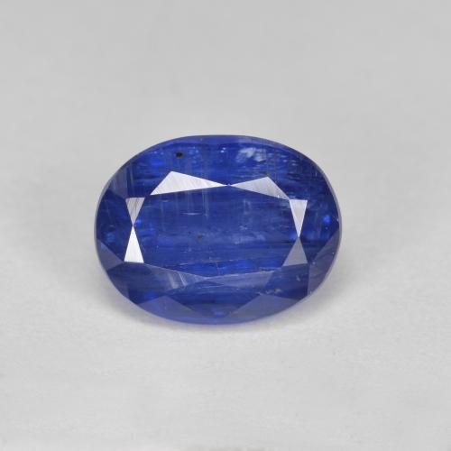 Navy Blue Кианит Камень - 3.2ct Фасетный Овал (ID: 574900)