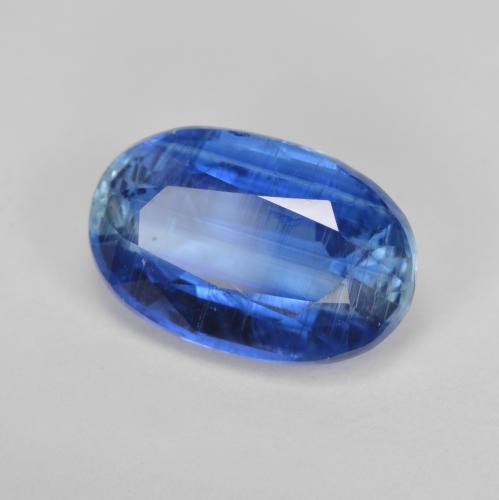 5.62 ct Blue Kyanite Stone, Natural Kyanite in Oval Facet Shape for Sale