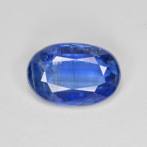 Deep Blue Kyanite Gem - 3.1ct Oval Facet (ID: 574974)