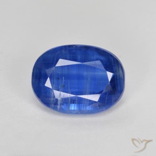 2.74 ct Blue Kyanite, 10.1 x 7.5 mm Oval Cut From Nepal, Photo A