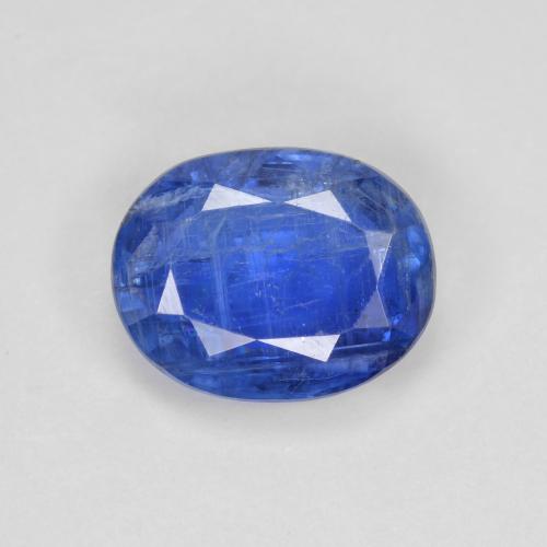 dunkelblau Kyanit Edelstein - 3.2ct Oval facettiert (ID: 574977)