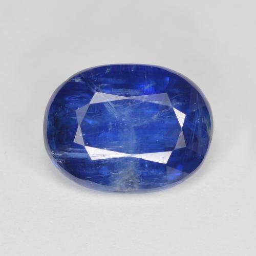 Темно-синий Кианит Камень - 4.5ct Фасетный Овал (ID: 574978)