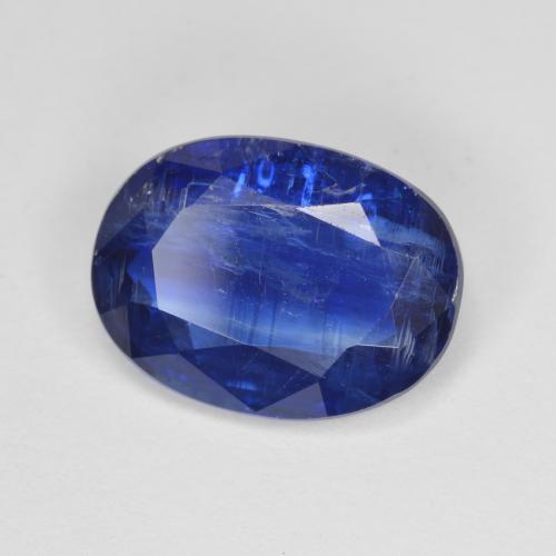 5.27 ct Blue Kyanite Stone, Natural Kyanite in Oval Facet Shape for Sale