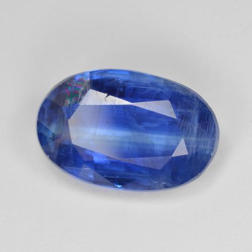 7.12 ct Blue Kyanite Stone, Natural Kyanite in Oval Facet Shape for Sale