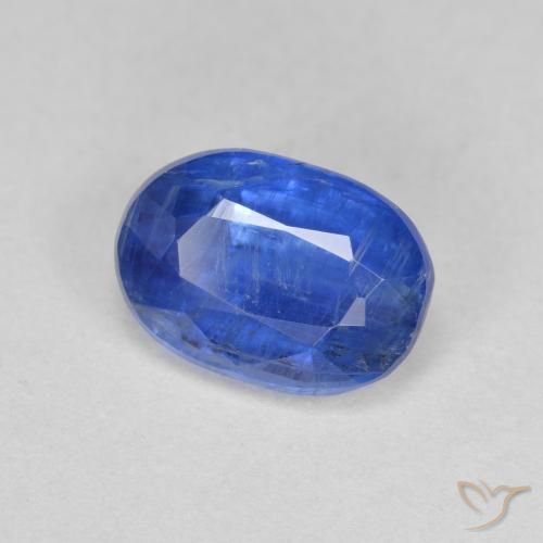 2.73 ct Blue Kyanite Stone, Natural Kyanite in Oval Facet Shape for Sale