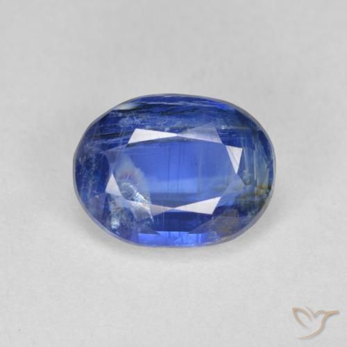 2.58ct Natural Navy Blue Kyanite, Oval, SI-I1