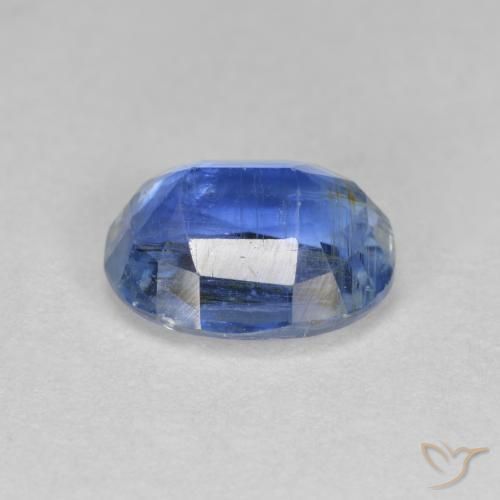 Kyanite Gemstone in 9 x 7 mm (calibrated) Size for Sale, Kyanite Stone in Navy Blue Color