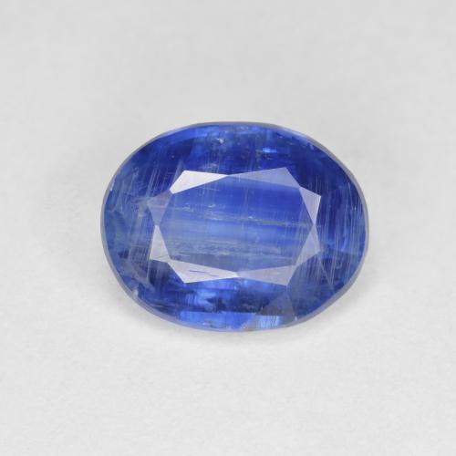 tiefblau Kyanit Edelstein - 3.2ct Oval facettiert (ID: 580126)