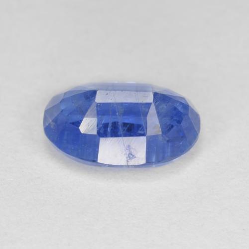 Kyanite Gemstone in 9.8 x 7.6 mm Size for Sale, Kyanite Stone in Deep Azure Blue Color