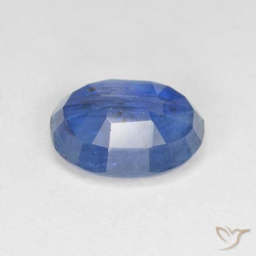 Kyanite Gemstone in 10.5 x 8.4 mm Size for Sale, Kyanite Stone in Deep Blue Color