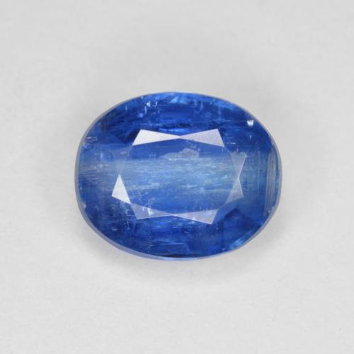 Egyptian Blue Кианит Камень - 3.9ct Фасетный Овал (ID: 580129)