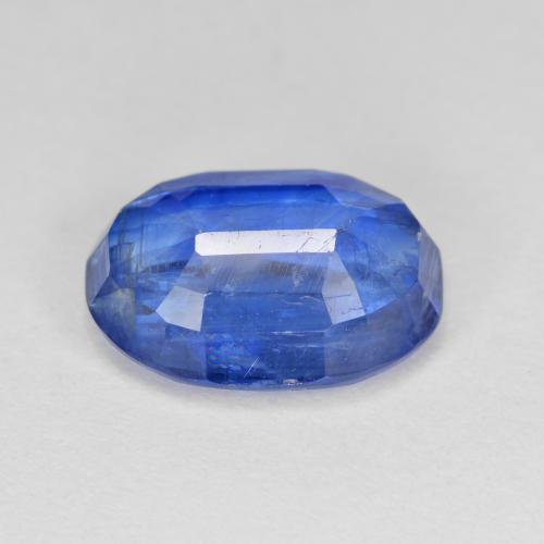 Kyanite Gemstone in 11.8 x 8.8 mm Size for Sale, Kyanite Stone in Egyptian Blue Color