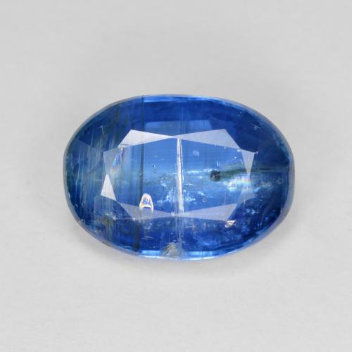 Medium Blue Kyanit Edelstein - 4.8ct Oval facettiert (ID: 581325)