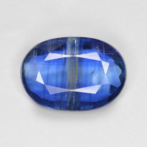Bright Blue Cianite Gem - 5.2ct Ovale sfaccettato (ID: 581326)