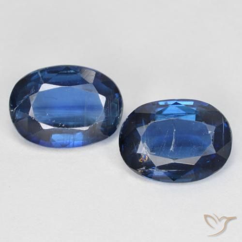 2.86 ct Blue Kyanite, 8.2 x 6 mm Oval Cut From Nepal, Photo A